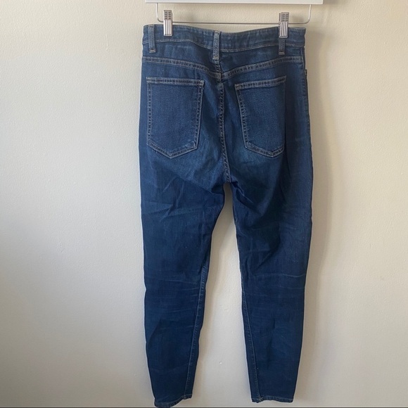 AMERICAN Apparel Medium Wash High Waisted Pencil Jean Sz 29 - Picture 6 of 10
